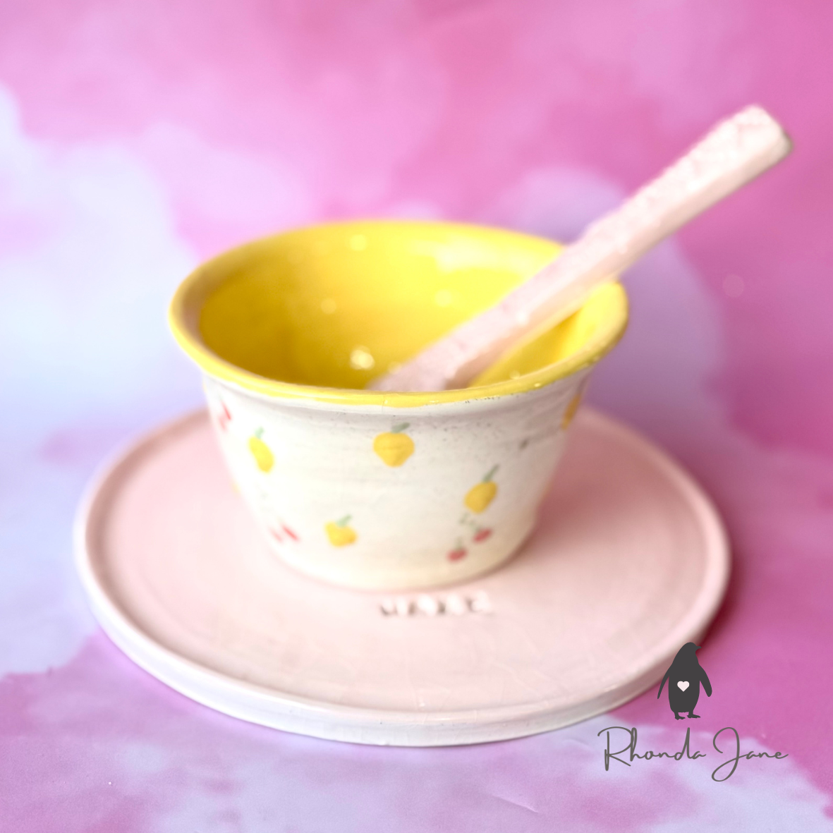 Bowl_Small Cherries & Lemons Bowl