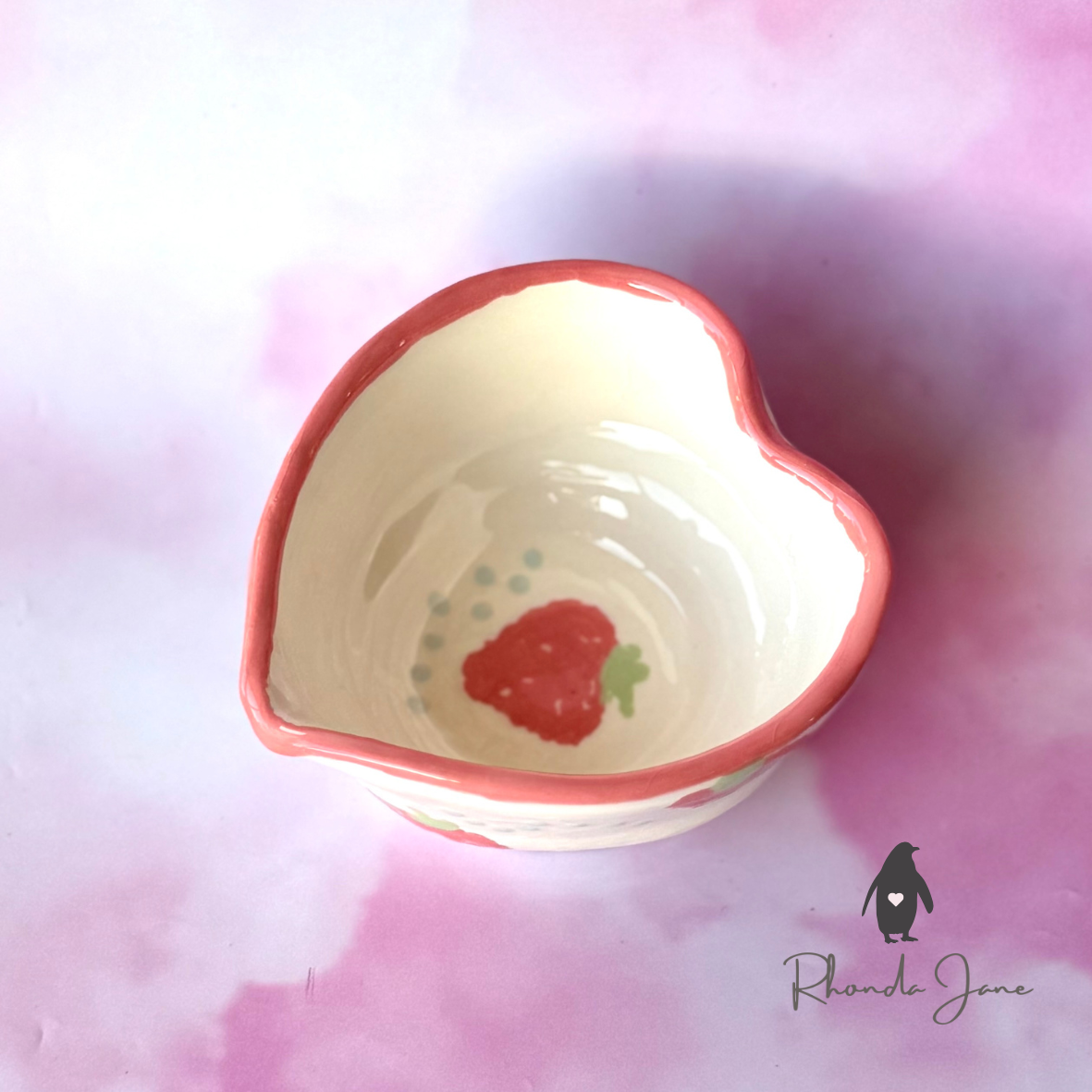 Handleless jug_Strawberries tiny jug