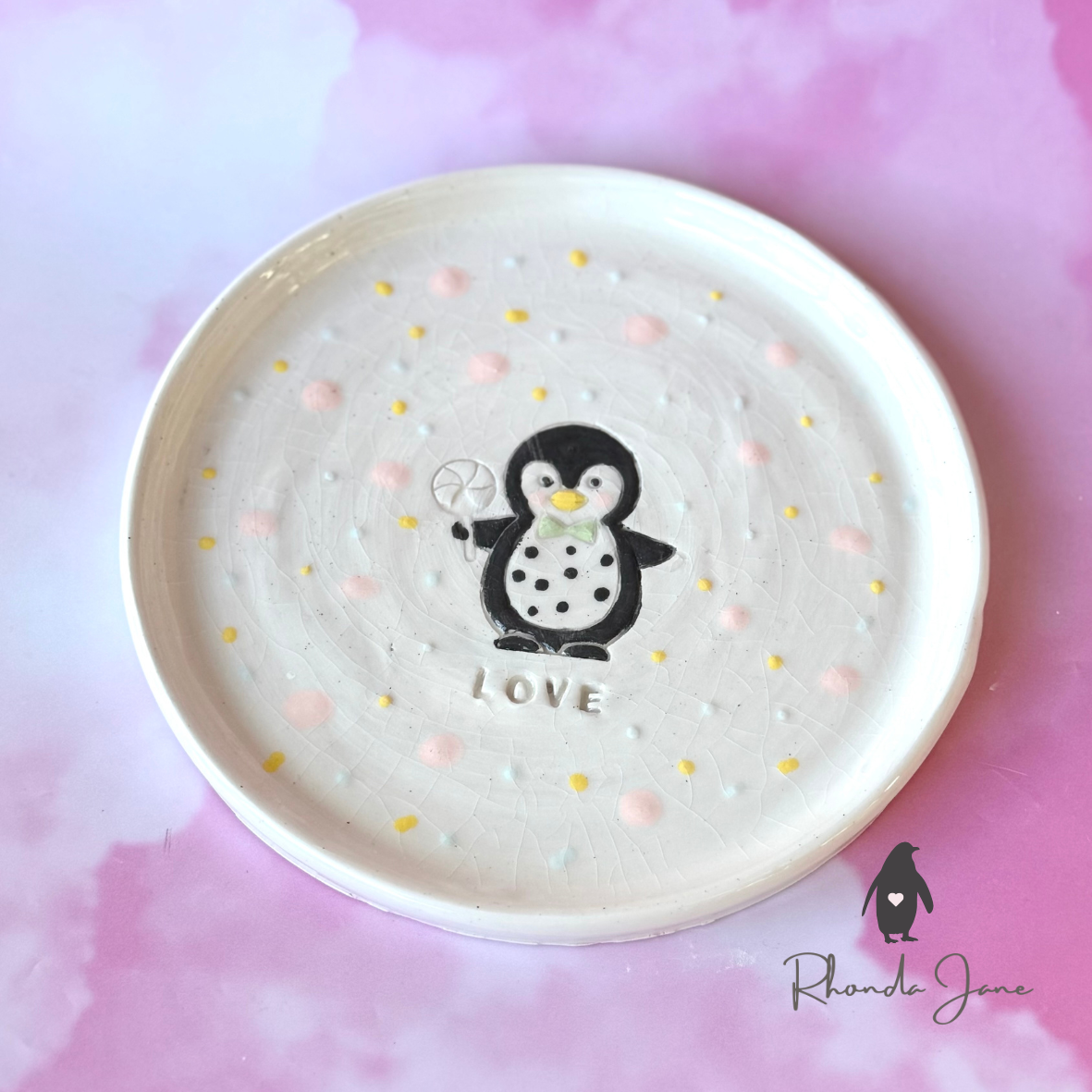 Penguin Candy plate