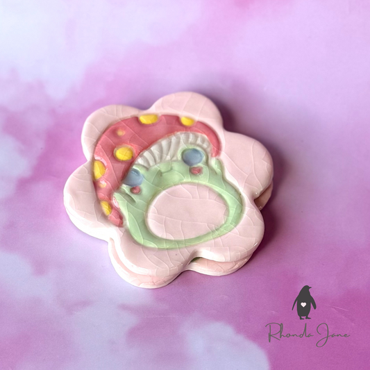 Coaster_Ceramic Mushroom Frog