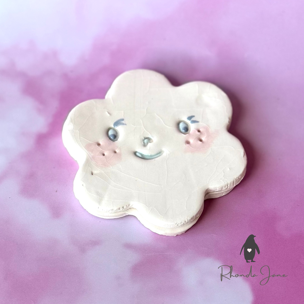 Coaster_Smiling clouds Coaster